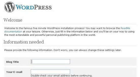 install-wordpress install-wordpress