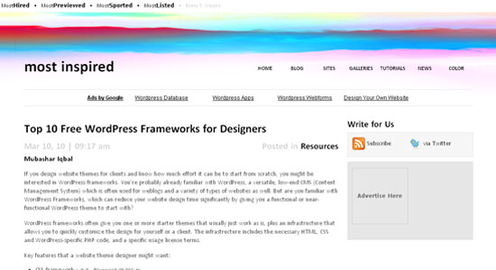 wp_frameworks